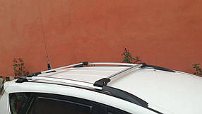 Перемички на рейлінги під ключ (2 шт) до 110 см Чорний для Toyota Rav 4 2013-2018 рр