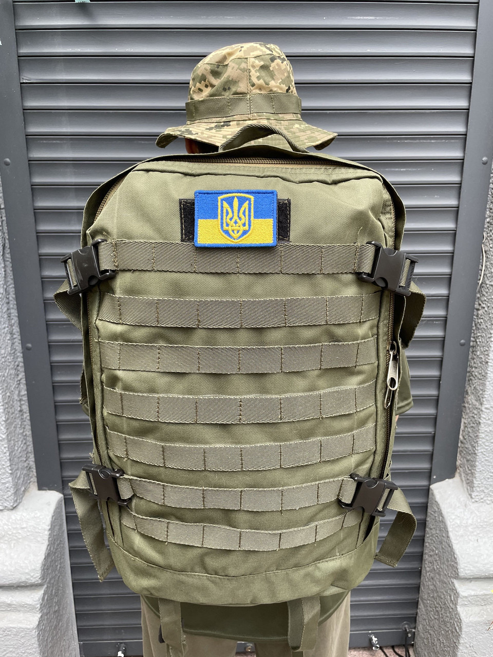 Рюкзак тактический Getman армейский походный 40л, универсальный мужской для ЗСУ Олива - фото 4 - id-p2108053040
