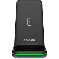 Зарядное устройство Canyon WS- 304 Foldable 3in1 Wireless charger (CNS-WCS304B) o