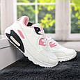 Кросівки жіночі білі з рожевим демісезонні FDEK 4372, фото 5