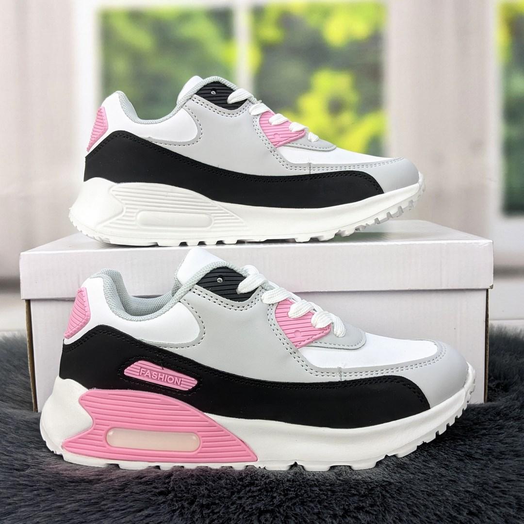 Кросівки жіночі білі з сірим демісезонні FDEK 4372, фото 1