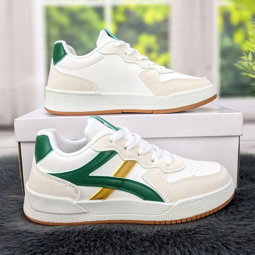 Кросівки жіночі білі із рожевими вставками демісезонні Swin Shoes, фото 1