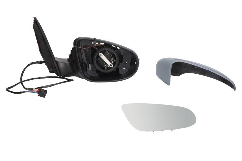 Дзеркало праве VW GOLF VI 09 - електричне з обігрівом складане + Вказівник (FPS). FP7411M08, фото 1