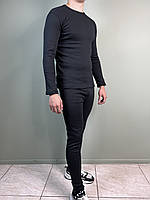 Термобелье на микрофлисе мужское зимний комплект термобелье черный зсу мужское Мужской термокостюм зима - 25*