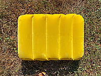 Надувная туристическая походная подушка для головы и шеи  Компактная надувная подушка Желтый