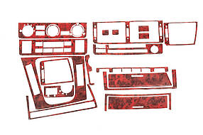 Накладки в салон (Compact) Темне дерево для бмв 3 серія E-46 1998-2006 рр