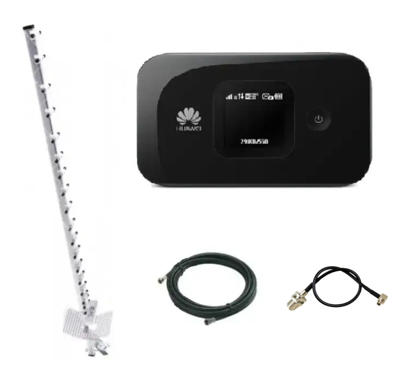 Комплект роутер 3G/4G WI-FI модем Huawei E5577 з антеною 3G/4G Стріла 21Дб 1700-2170 МГц