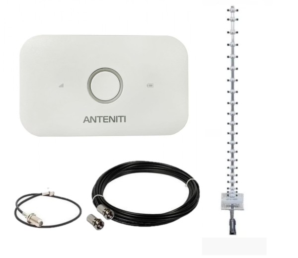Антенний комплект 4G wifi роутер anteniti E5573+антена стріла 21 дБ + кабель 10 м + перехідник