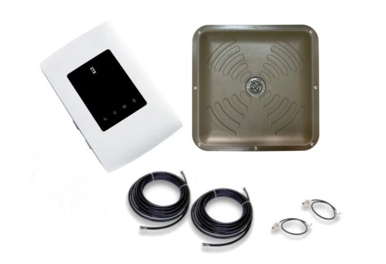 4G wifi антенний комплект роутер ZTE MF920u + антена панельна ENERGY MIMO 2x 15 дБ 1700-2700 МГц