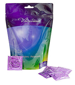 Презервативи — Vibratissimo Color, 50 шт.