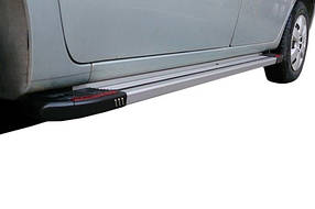 Бокові пороги Rainbow (2 шт. Алюміній) Довга база для мерседес Citan 2013-2021 рр