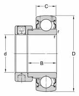 Корпусний підшипник YET 210 (AEL210 NOH)