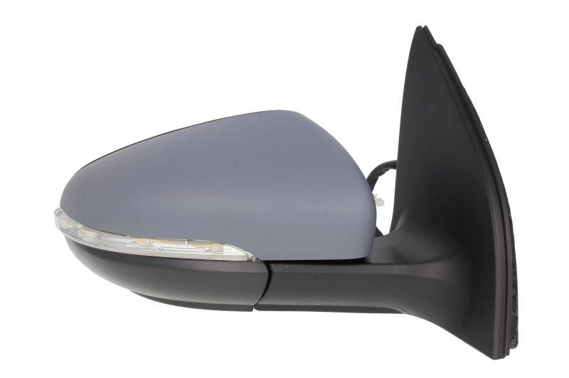 Дзеркало праве VW GOLF VI 09- електричне з обігрівом 6 PIN + Вказівник (FPS). FP7411M04, фото 1