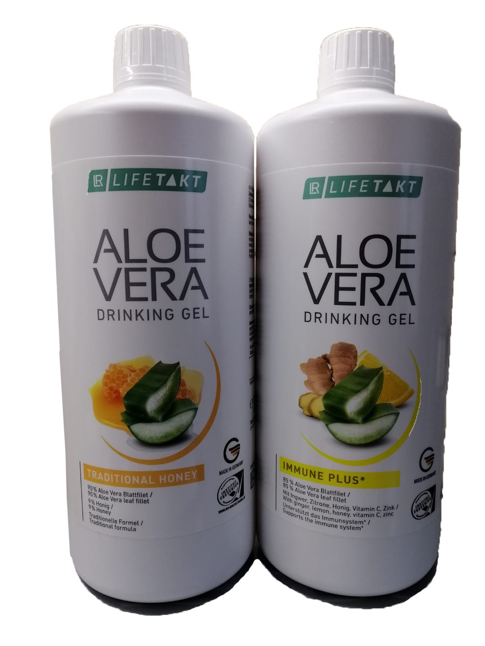 Питні гелі Алое Віра Мед, Алое Імун плюс Набір з 2 шт, LR Lifetakt, Німеччина, 2000 мл