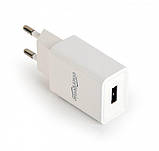 Зарядний пристрій Energenie EG-UC2A-03-W,  USB 2.1 A, білий, фото 2