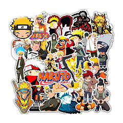 Набір стикерів з Аніме Наруто Naruto Anime 50 шт (7223)