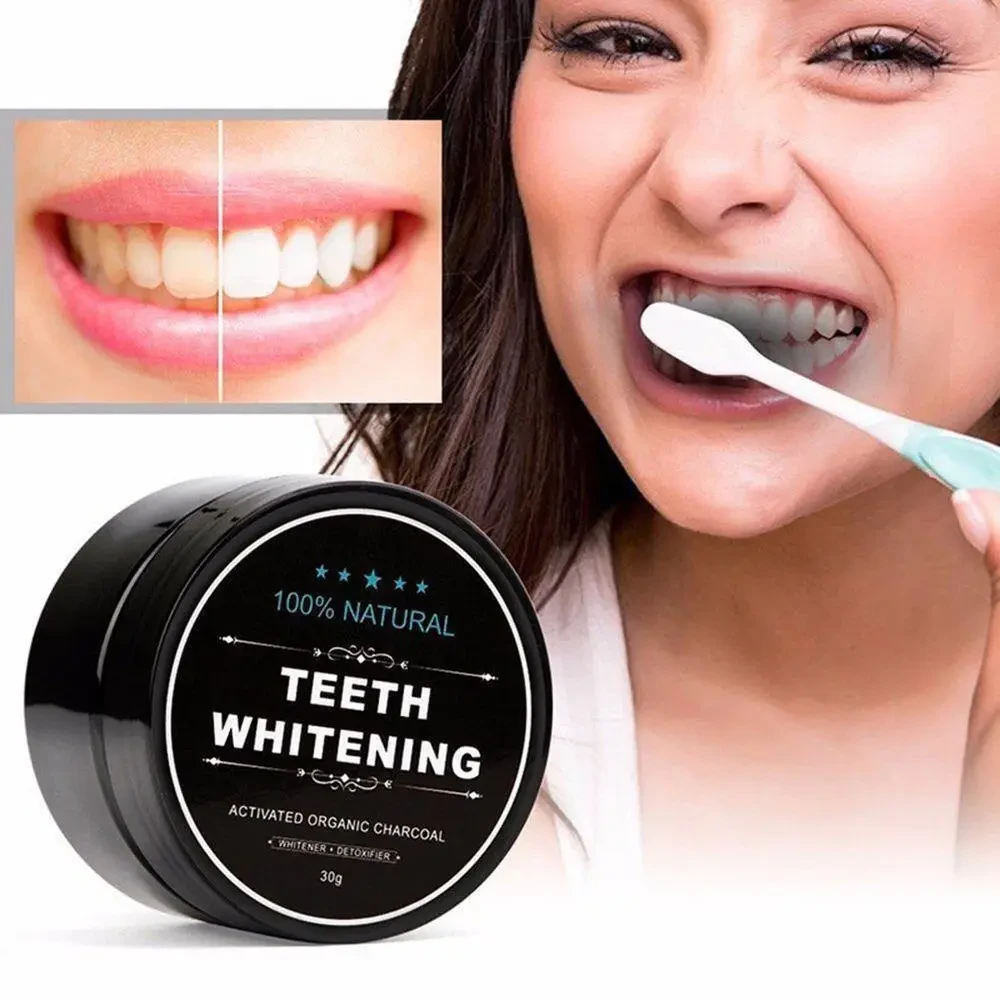 Вибілювач зубів Miracle Teeth Whitener чорна зубна паста! BEST