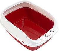 MPS Beta Plus Red Туалет с рамкой для котов, 49x39x17 см