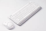A4Tech Fstyler FG1112, комплект бездротовий клавіатура з мишою, білий колір, фото 4
