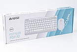 A4Tech Fstyler FG1112, комплект бездротовий клавіатура з мишою, білий колір, фото 6
