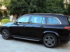 Бризковики Premium (4 шт авто з порогами) для мерседес GLS X167, фото 3
