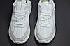 Жіночі модні шкіряні кросівки білі із сірим Best Vak 10256106, фото 2