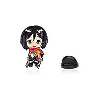 Пин BROCHE Attack on Titan: Mikasa чёрный BRGV113682