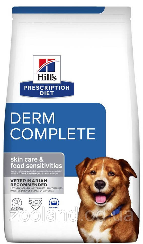 605870 Hill's PD Canine Derm Complete, 12 кг