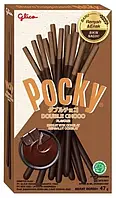 Хрустящее печенье, палочки бисквитные с шоколадом Glico Pocky 39г (Япония)