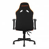 Крісло ігрове Fusion SF, чорний з помаранчевими вставками, фото 5