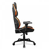 Крісло ігрове Hotrod, чорно-помаранчевий, фото 7