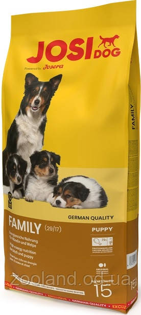 Josera JosiDog Family для цуценят і вагітних/годувальниць сук, 15 кг