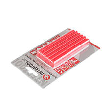 Комплект червоних клейових стрижнів 7,4 мм х 100мм 12 шт INTERTOOL RT-1043