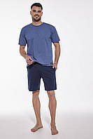 Пижама (шорты+футболка) мужская Cornette 162 High peak 925-162 A24 L Синий (5902458235520)