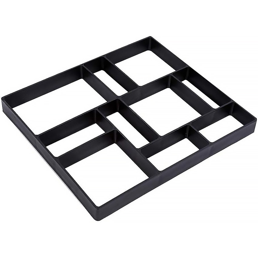 Форма Lesko D60X50 пластиковая для изготовления тротуарной плитки брусчатки для цемента бетона - фото 1 - id-p2108130927
