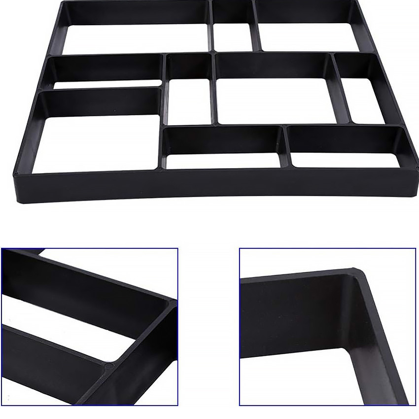 Форма Lesko D60X50 пластиковая для изготовления тротуарной плитки брусчатки для цемента бетона - фото 4 - id-p2108130927