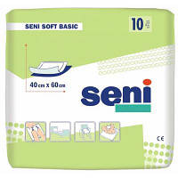 Пеленки для младенцев Seni Soft Basic 40х60 см 10 шт (5900516692445) p