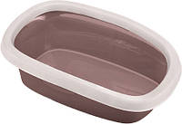96596 Stefanplast Sprint 20 туалет для котов, коричнево-рожевий
