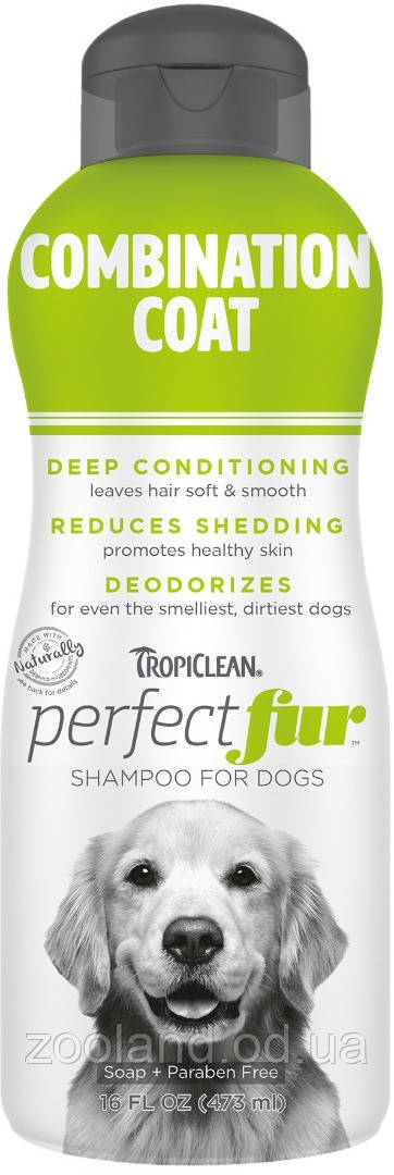 000162 Tropiclean Perfectfur Combination coat Шампунь, 473 мл