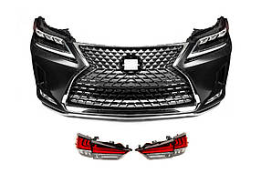 Комплект рестайлінгу в 2021 рік (бампер фари стопи) для Lexus RX 2016-2022 рр