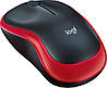 Ведмедик Logitech M185 бездротовий, Red (new), фото 3