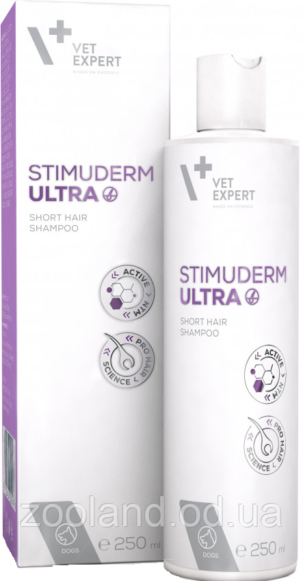 209480 VetExpert Stimuderm Ultra Short Hair Shampoo, 250 мл