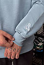 Світло-блакитний оверсайз світшот Staff s light blue oversize, фото 4