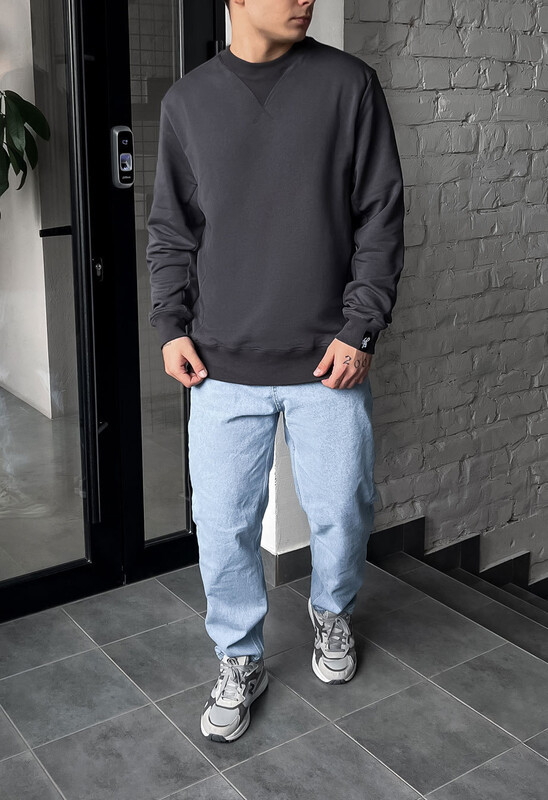 Повсякденний сірий світшот Staff gray basic