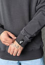 Повсякденний сірий світшот Staff gray basic, фото 4