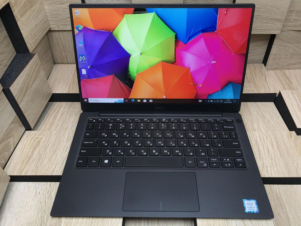 Б/в Ультрабук Dell XPS 13 9380 13.3" 1920x1080| Core i7-8565U| 16 GB RAM| 256 GB SSD| UHD 620