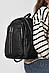 Жіночий рюкзак з екошкіри чорного кольору 173475S, фото 2