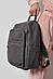 Жіночий рюкзак з екошкіри сірого кольору 173479S, фото 2