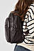 Жіночий рюкзак з екошкіри темно-коричневого кольору 173480S, фото 2
