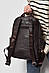 Жіночий рюкзак з екошкіри темно-коричневого кольору 173480S, фото 3